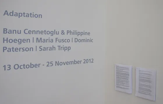 Adaptation: Exhibition